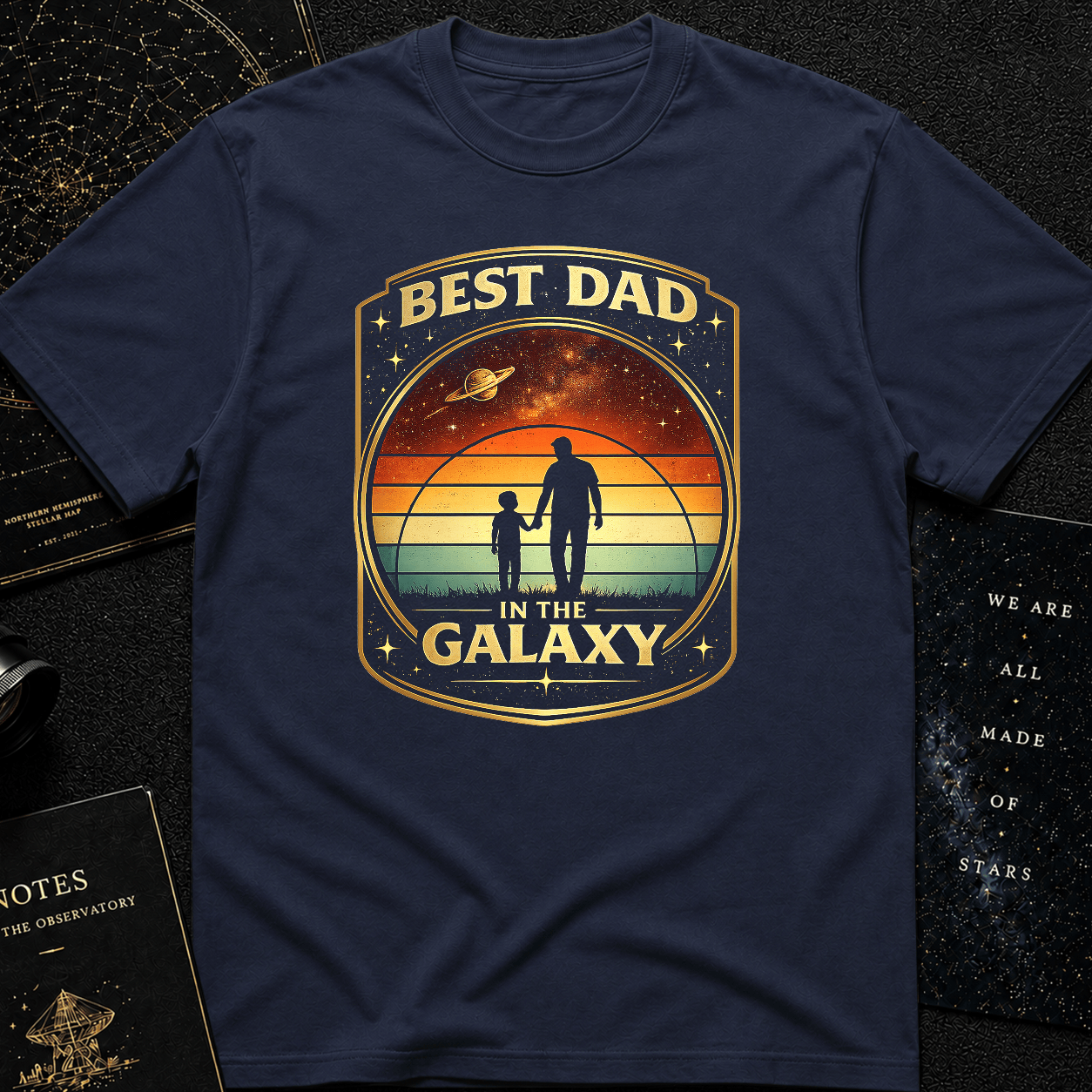 Best Dad in the Galaxy T-Shirt