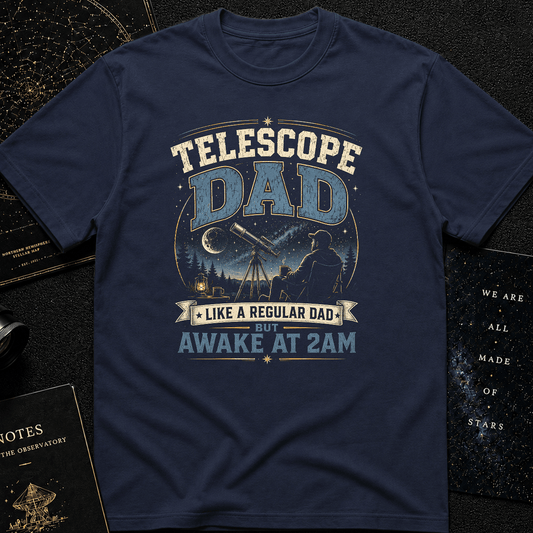 Telescope Dad, Awake at 2AM T-Shirt
