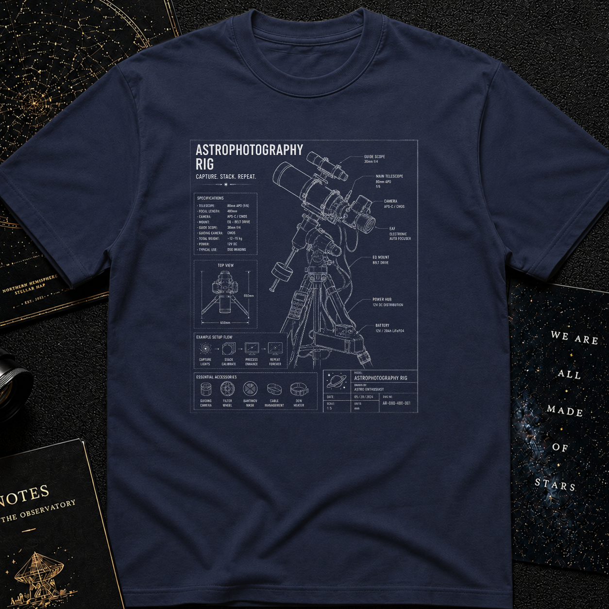 Astrophotography Rig T-Shirt