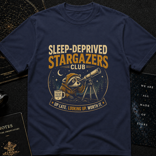 Sleep-Deprived Stargazers Club T-Shirt
