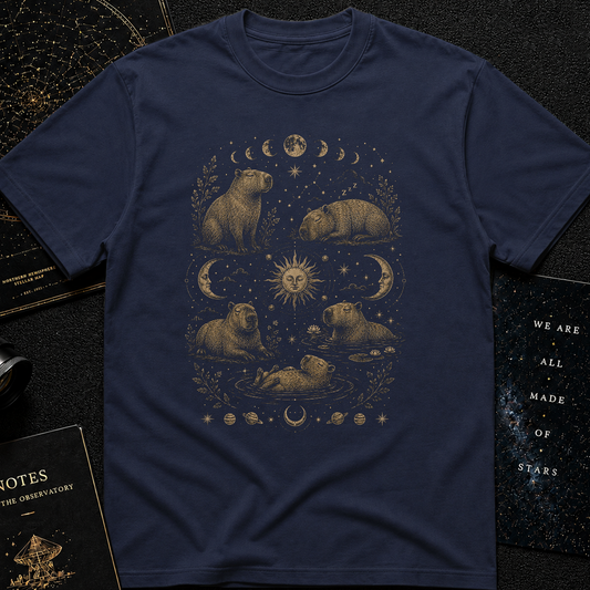 Capibaras & Moon T-shirt