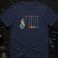 Newton's Space Cradle – Astronaut Planet Swing Tee