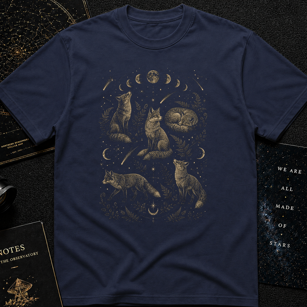 Foxes & Moon T-Shirt