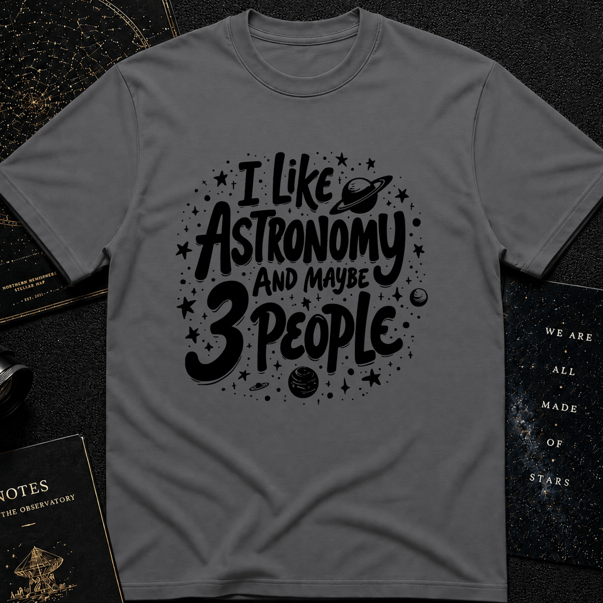Astronomy & 3 People T-Shirt