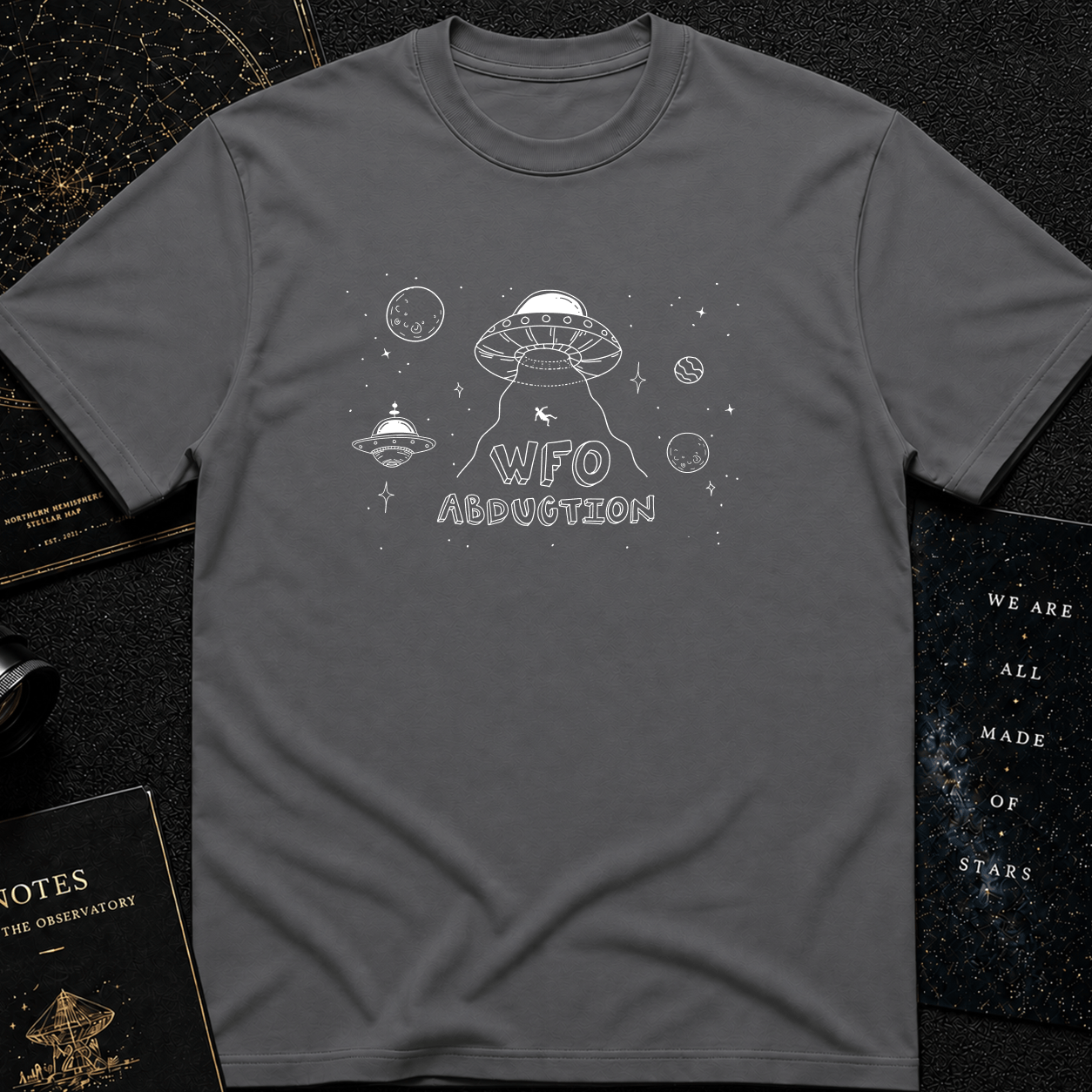 WFO – Work From Office Astronaut T-Shirt | Out of Orbit Office Life Parody Tee