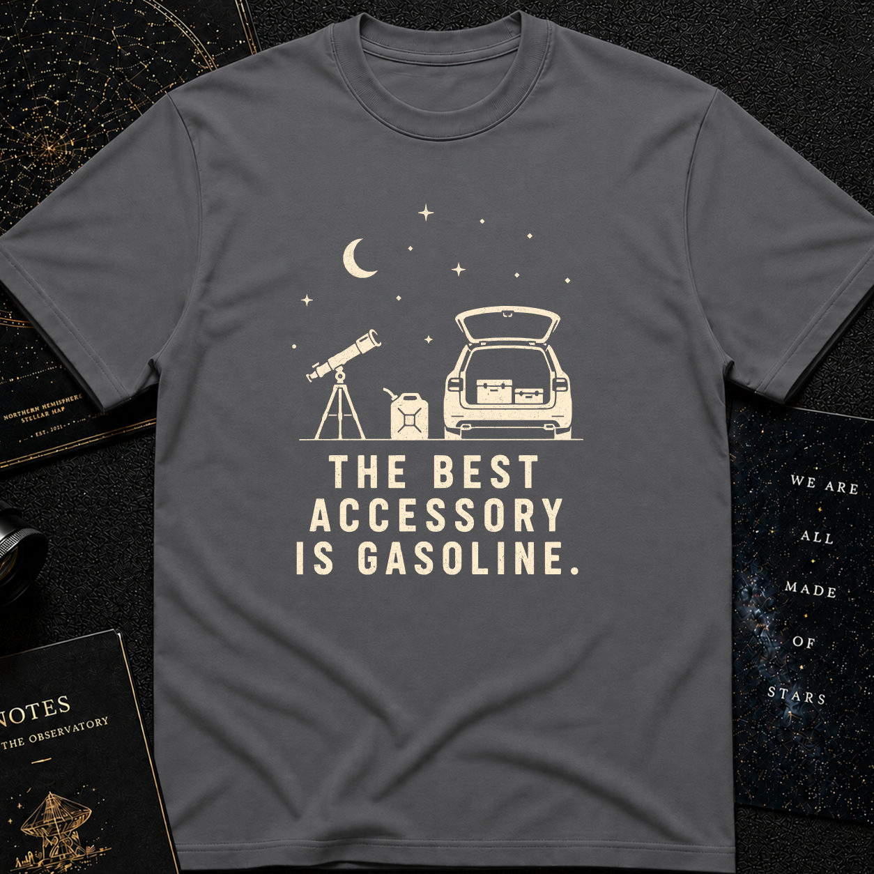 THE BEST ACCESORY IS GASOLINE.