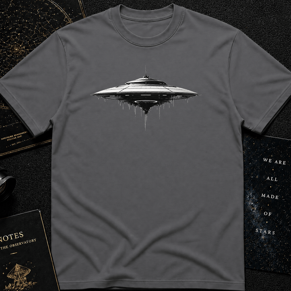 Futuristic UFO Spaceship T-Shirt