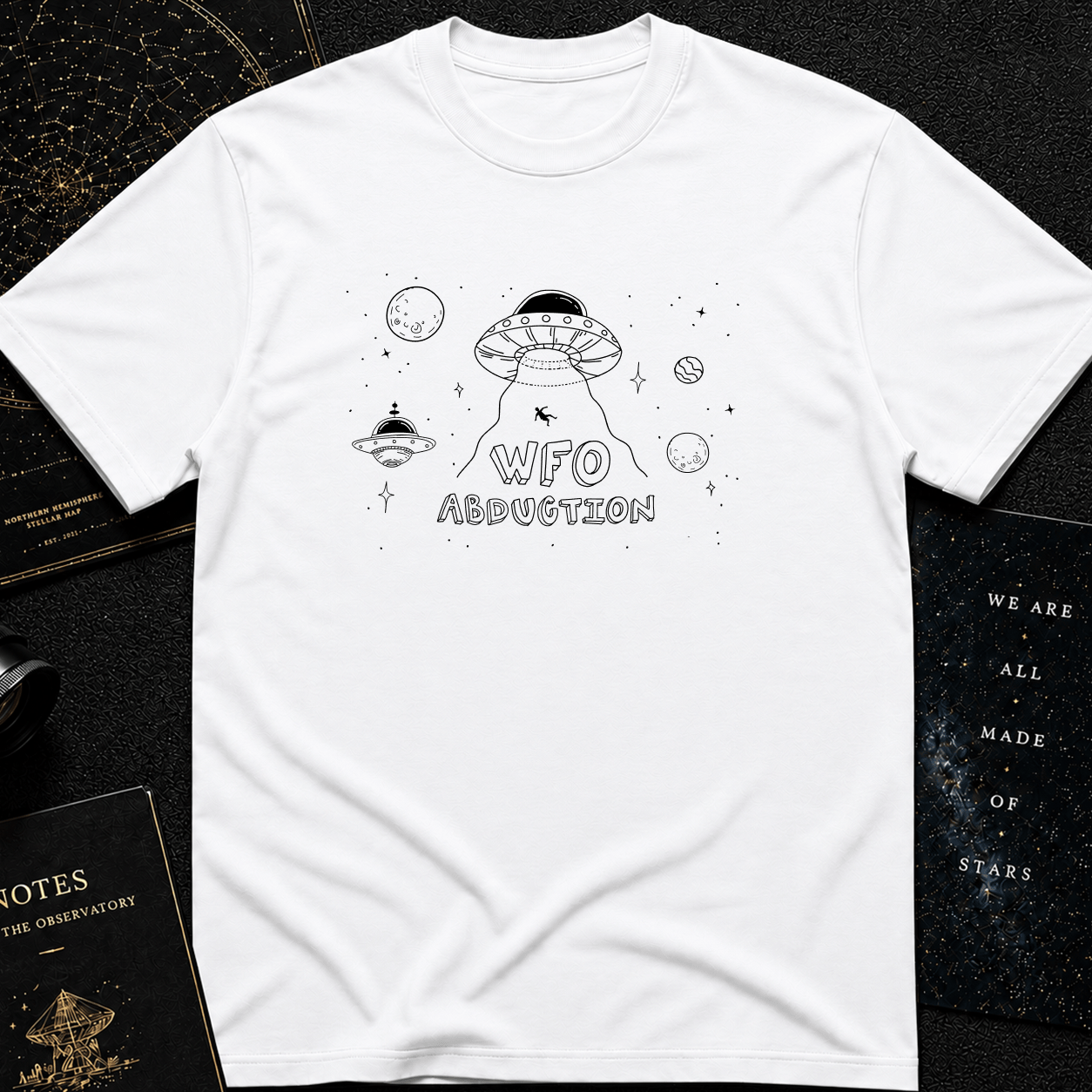WFO – Work From Office Astronaut T-Shirt | Out of Orbit Office Life Parody Tee