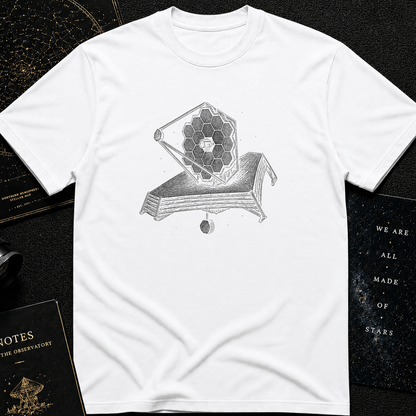 James Webb Space Telescope T-Shirt – Detailed Space Science Tee for Astronomy Lovers