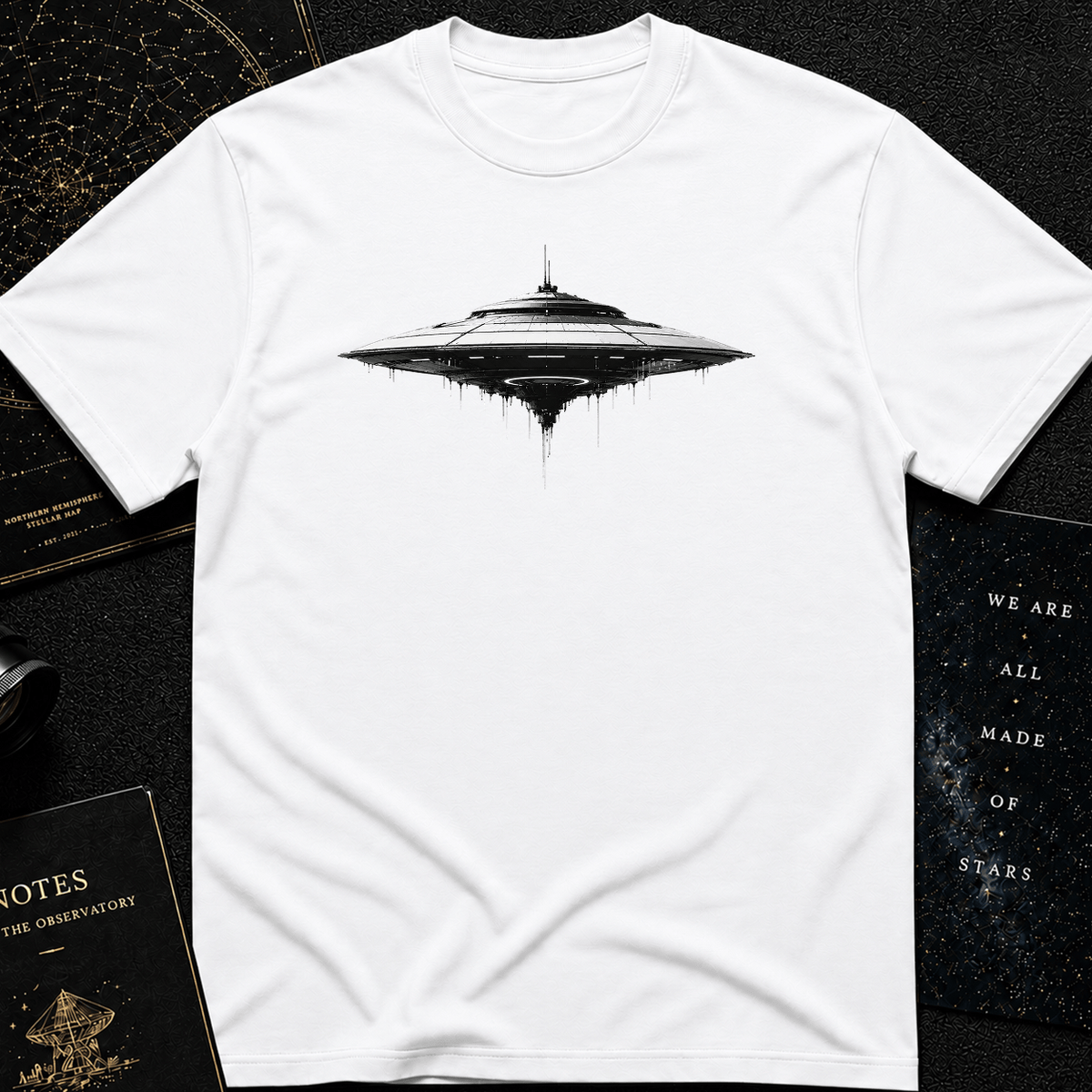 Futuristic UFO Spaceship T-Shirt