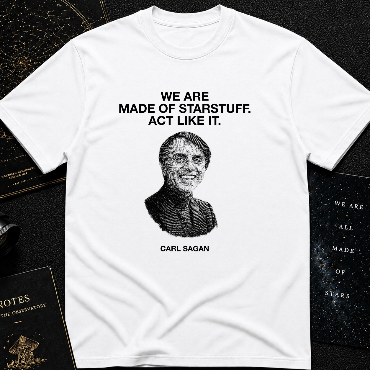 "Starstuff Standard" – Carl Sagan Tee